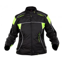 Giacca moto donna Venusia Lady in tessuto tecnico nero e giallo fluo art:VENUSIA LADY A-PRO