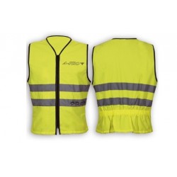 Gilet catarifrangente giallo fluo omologato CE per uso stradale.art: BRIGHT A-PRO