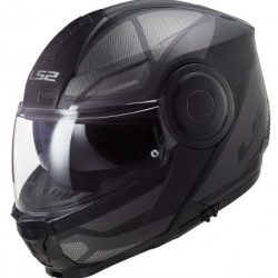 Casco moto modulare FF902 Scope Axis black/titanium Omologato con visierino parasole integrato...