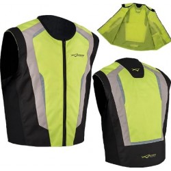 Gilet alta visibilità catarifrangente Mod View A-Pro intessuto D600 e striscie 3M Scholite per...