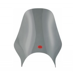 Parabrezza moto Universale Fumè Chiaro con Fissaggio a Fanale Prodotto in Italia art:AM2951F THE...