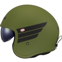 Casco LS2 Spitfire II 7 Retro Matt | Jet Vintage ECE 22.06 in KPA con Visierino art:0F599...