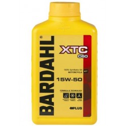 Olio Motore Bardahl XTC C60 15W-50  per Moto 4t 1 Litro ART:213202112A BARDAHL