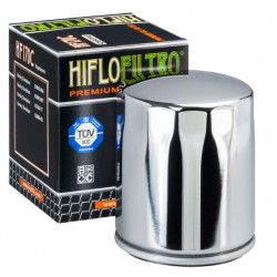 Filtro olio cromato per moto Harley Davidson art: HF170C HIFLO FILTRO