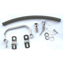 Kit supporto filtro aria per moto custom Harley Davidson art: 040466CSI CUSTOME CHROME