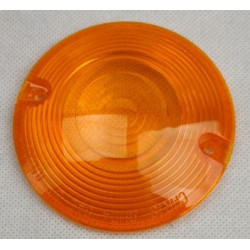 Lente di ricambio arancio per frecce Harley Davidson diametro 80 mm fissaggio a 2 viti art: 4996...