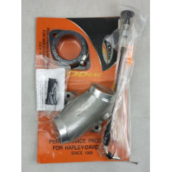 Kit collettore per carburatore Mikuni su Harley Davidson Twin Cam per trasformazione da inizione...