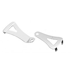 Staffe supporto targa laterale cromo per moto Suzuki VS600-1400 art: 593-0600 HIGHWAY HAWK