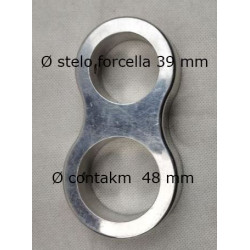 Staffa supporto contachilometri diametro 48 mm per applicazioni su forcella diametro 39 mm art:...