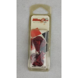 Regolatore per cavo frizione moto in ergal rosso con filettatura M10 art: CABAGS10RO BIKE IT