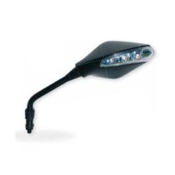 Specchio retrovisore sinistro SX con frecce a led universale omologato nero art: 7457SX FAR