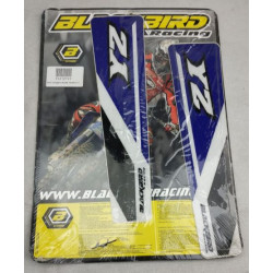 Coppia adesivi plastificati per parasteli forcella per Yamaha YZ art: 5212YZ BLACKBIRD