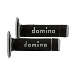 Manopole universali per cross ed enduro nere per manubri diametro 22 mm art: A02041C7170A7-1 DOMINO