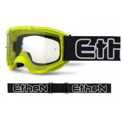 Maschera da cross gialla fluo con visiera trasparente art: OTG0626 ETHEN