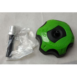 Tappo serbatoio benzina verde per moto Kawasaki enduro e cross art: 8431600001 POLISPORT