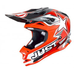 Casco motocross da bambino arancione modello moto X art: J32MOTOXGIALLO JUST1