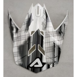 Frontino di ricambio per casco da cross Acerbis con grafica quadrettata art: FRONT0202 ACERBIS