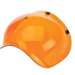 Visiera a bolla arancione a 3 bottoni di ricambio per casco jet art: 0131-0112 BILTWELL