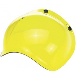 Visiera a bolla gialla a 3 bottoni di ricambio per casco jet art: 0131-0109 BILTWELL