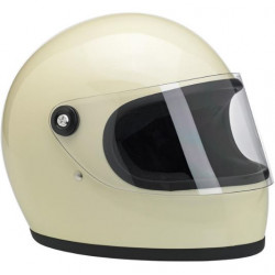 Casco custom integrale bianco con visiera art: GS-WHT-GL-DOT ORIGINE