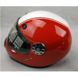 Casco Flash Project per moto nel colore rosso e bianco