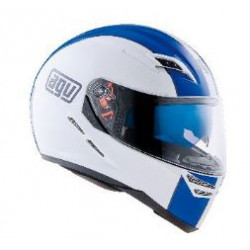 Casco moto integrale bianco e blu art: S4 SV NAKED AGV