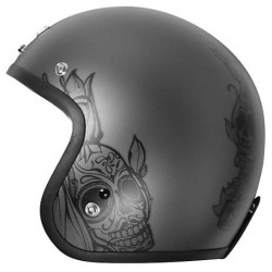 Casco moto jet con teschi art: PRIMO LOOSER MATT ORIGINE