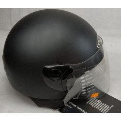 Casco moto jet in policarbonato nero opaco con visiera art:SUPER CRUISER DM3 COX