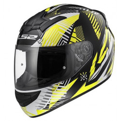 Casco moto stradale bianco giallo e nero art: FFF352 ROOKIE INFINITE LS2