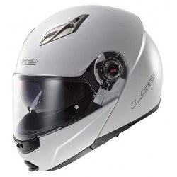 Casco moto stradale Ls2 FF370 modulare bianco con occhiale interno integrato