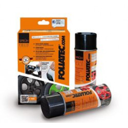 Kit doppio spray pellicola removibile blu metallizzato per cerchioni art: 2077 FOLIATEC