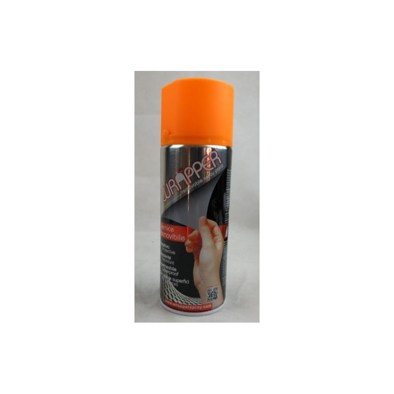 Pellicola spray arancio fluo removibile per wrapping art: 400WRAPPER2611  WRAPPER