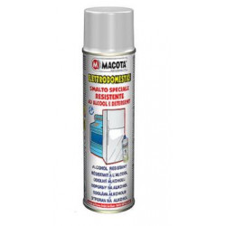 Spray vernice bianca per elettrodomestici resistente ad alcool e detergenti art: 07024 MACOTA