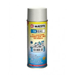 Spray vernice bianca per targhe art: 37220 MACOTA