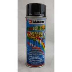 Spray vernice nera lucida multiuso a rapida essiccazione art: RAL9005LUC MACOTA