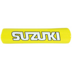 Protezione paracolpi per manubrio giallo con scritta Suzuki universale art: BARPAD04 BIKE IT