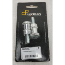 Coppia supporto per cavalletto alzamoto universale per vite M8 art: CAVM8SIL LIGHTECH