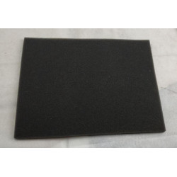Spugna filtro aria nero da ritagliare spessore 10 mm art: SPUFILTRO01 SGR