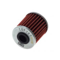 COF 107 Filtro olio moto alta qualità rif. Hiflo filtro  207 per Betamotor, Kawasaki  LML e...