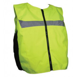 Gilet catarifrangente verde fluo da moto art: GILREFLURB01 BIKETEK