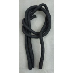 Guaina elastica aperta in treccia di pvc nera per rivestimento corde freno frizione e cavi...