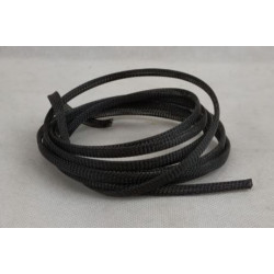 Guaina elastica in treccia di pvc nera diametro 6 mm per rivestimento corde freno frizione e cavi...