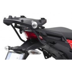 Portapacchi nero per bauletto modello Monokey per moto Ducati Multistrada 1200 anno 2010-2012...