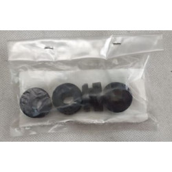 Gommini parabrezza neri per lastra con spessore 3-4 mm art: R/17 ISOTTA