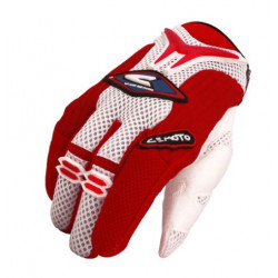 Guanti da cross e enduro rosso art: 621203 CEMOTO