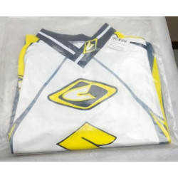 Maglia da cross con scritta Suzuki gialla e bianca art: 622408 CEMOTO