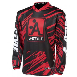 Maglia da cross rossa e nera art: MA12ASR A-STYLE