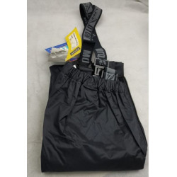 Pantaloni antipioggia impermeabile nero da moto art: 103597 MOTOLINE