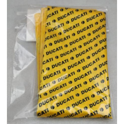 Foulard Ducati giallo con scritta nera 70x70 art: FOULDUCATI01 SPARK