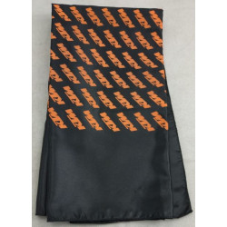 Foulard KTM nero con scritta arancione 70x70 art: FOULKTM01 SPARK